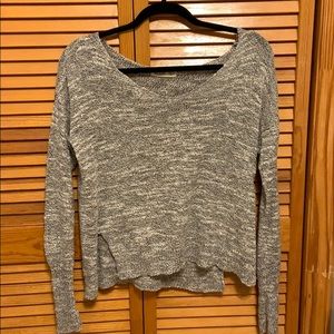 Hollister Gray xs/s long sleeve